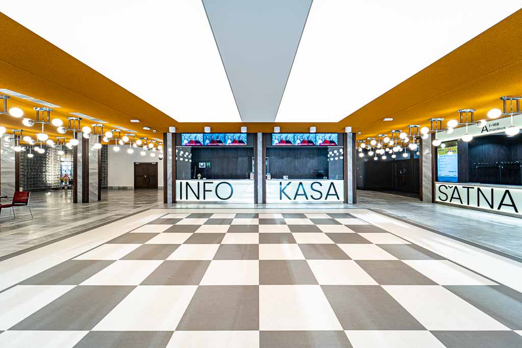 Pokladna a informace v domu kultury